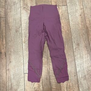 Lululemon Purple Scallop Leggings